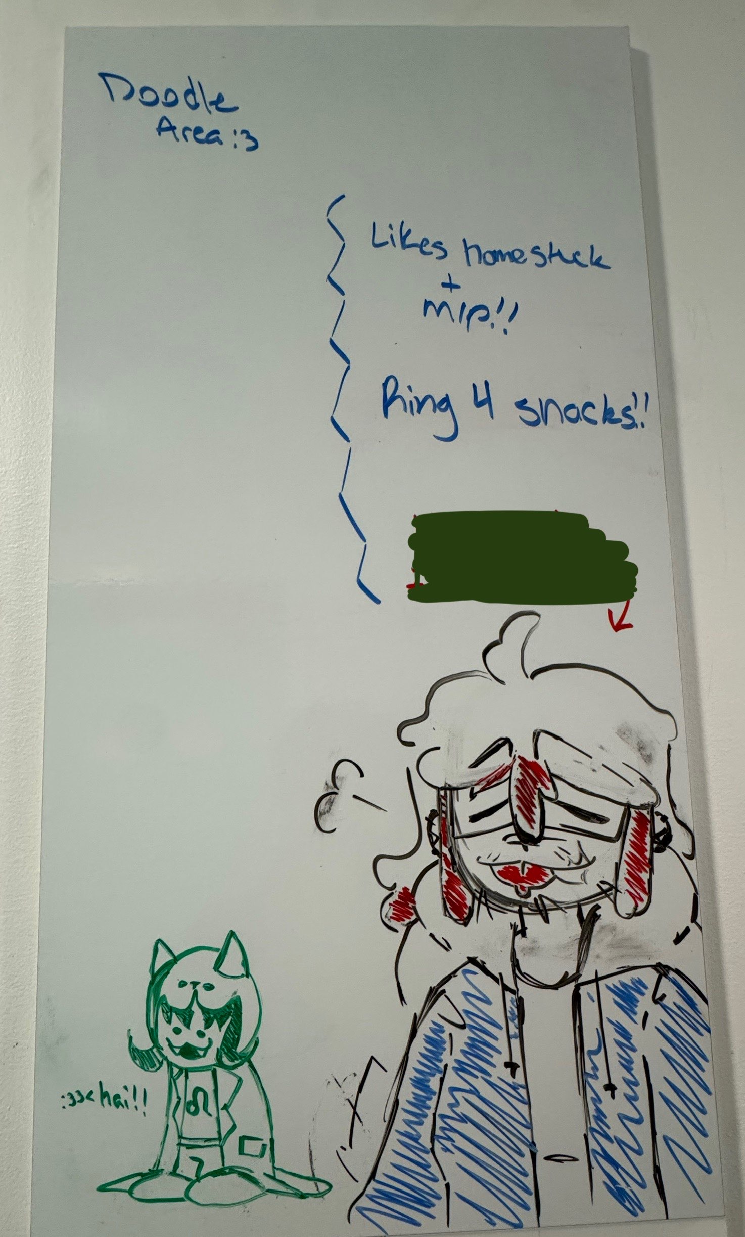 my doodles for my board on the first week of college