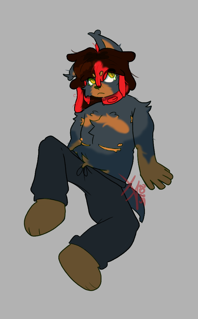 my official fursona design