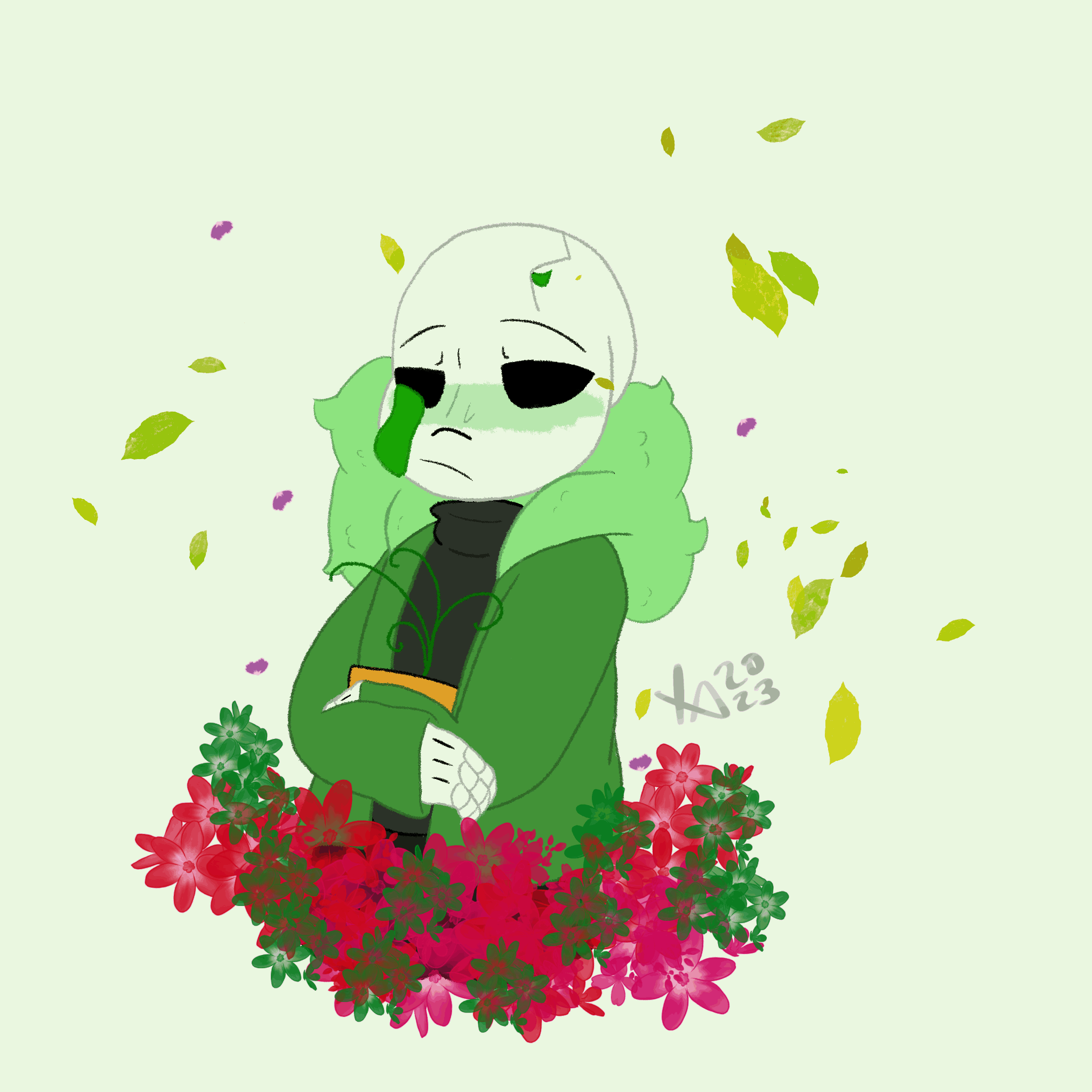 a test GIF of my sans oc